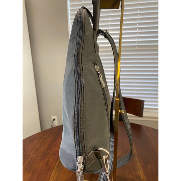 Baggallini Gray Metro Backpack Adjustable Shoulder Straps - Picture 5 of 11
